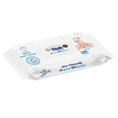 Resim FRESH AQUA WIPES BEBEK ISLAK HAVLU